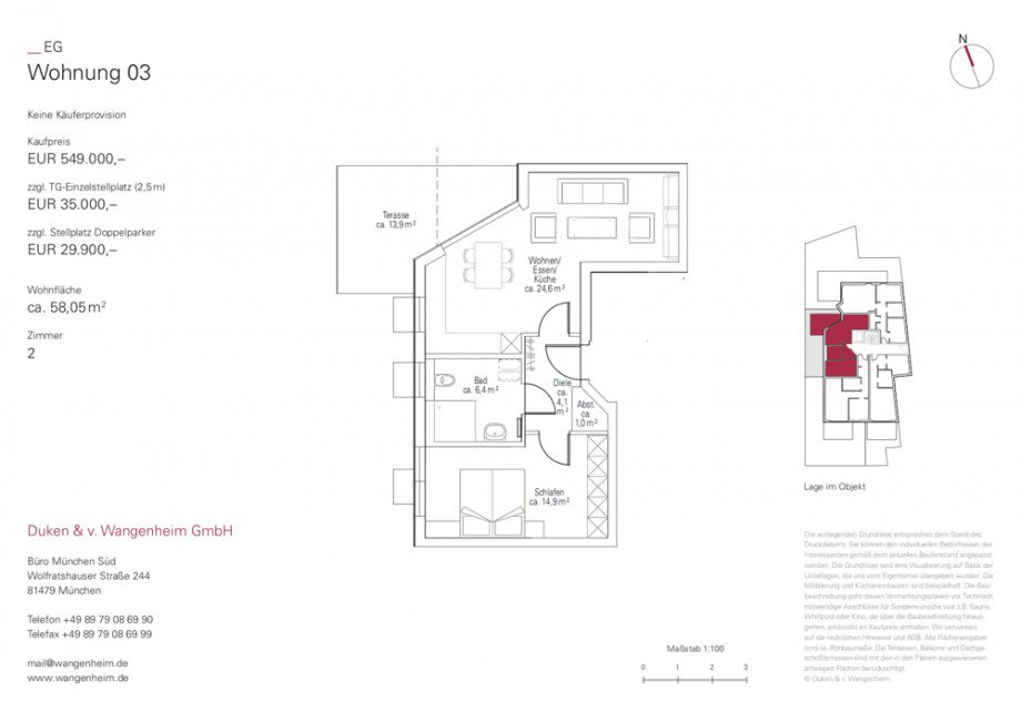 Preisliste HS68_3 Erdgeschosswohnung M�nchen-Solln